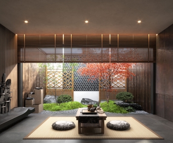 New Chinese Style Courtyard/landscape-ID:302318107
