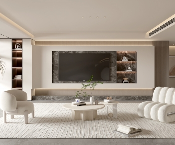 Modern A Living Room-ID:748480088
