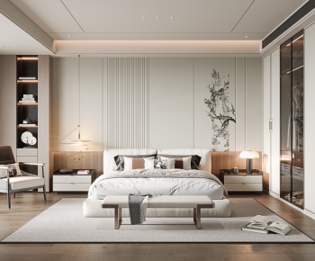 New Chinese Style Bedroom-ID:447160011
