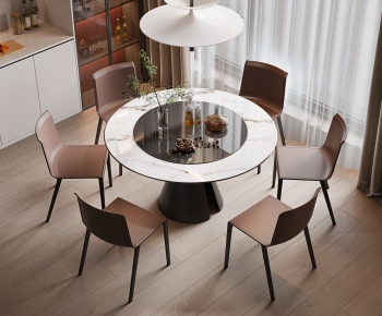 Modern Dining Table And Chairs-ID:589682104