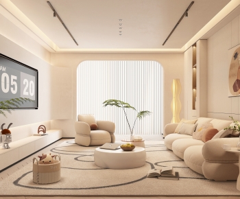 Modern A Living Room-ID:803013091