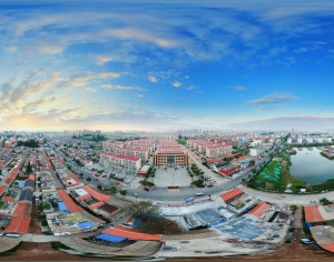 白天城市小区社区全景HDR-ID:391731987