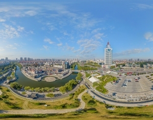 白天城市生态绿化全景HDR-ID:5930033