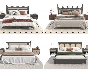 French Style Double Bed-ID:312519077
