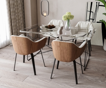 Modern Dining Table And Chairs-ID:995816958