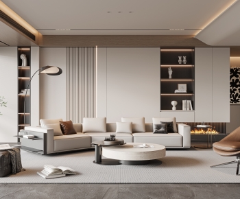 Modern A Living Room-ID:389240982