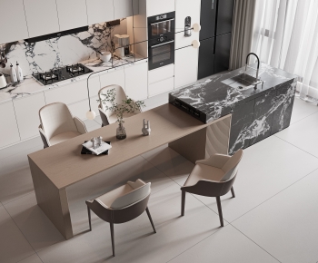 Modern Dining Table And Chairs-ID:610014927