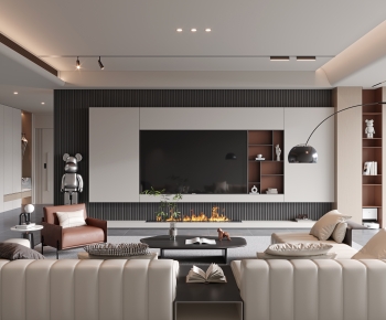 Modern A Living Room-ID:818169124