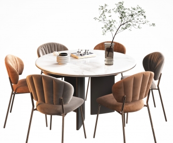 Modern Dining Table And Chairs-ID:266958958