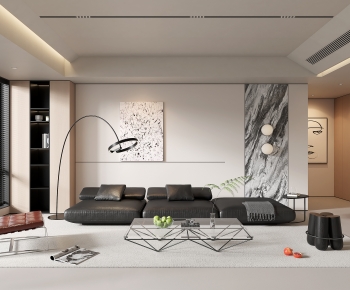 Modern A Living Room-ID:958507067