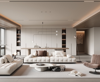 Modern A Living Room-ID:684868103