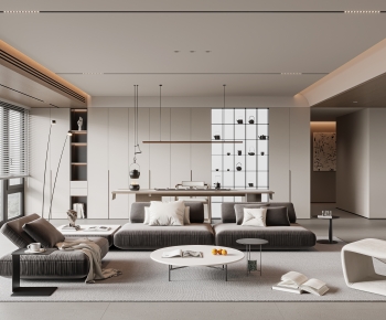Modern A Living Room-ID:900409265