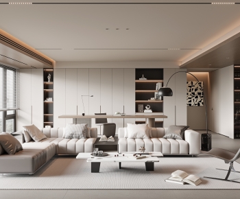 Modern A Living Room-ID:602149017