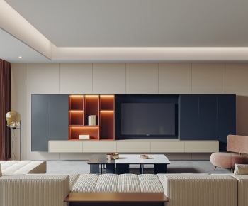 Modern A Living Room-ID:392049077