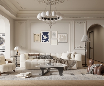 French Style A Living Room-ID:781162029