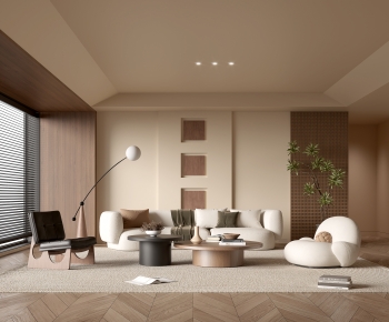 Modern A Living Room-ID:696861984