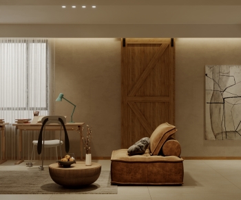 Wabi-sabi Style A Living Room-ID:231807953