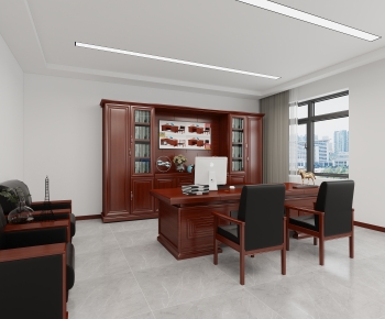 Chinese Style Manager's Office-ID:262999581