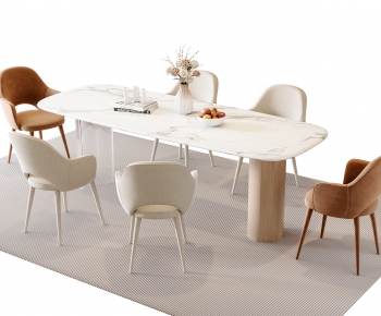 Modern Dining Table And Chairs-ID:407588964
