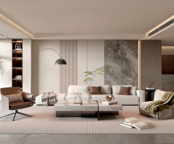 Modern A Living Room-ID:106838944