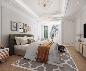 Simple European Style Bedroom-ID:867386101