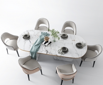 Modern Dining Table And Chairs-ID:109059827