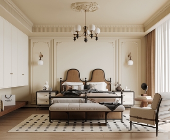 French Style Bedroom-ID:117666963