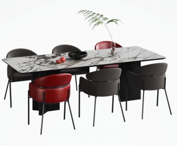 Modern Dining Table And Chairs-ID:367779974