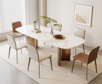 Modern Dining Table And Chairs-ID:564856058