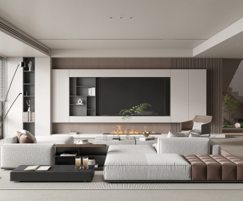 Modern A Living Room-ID:490132096