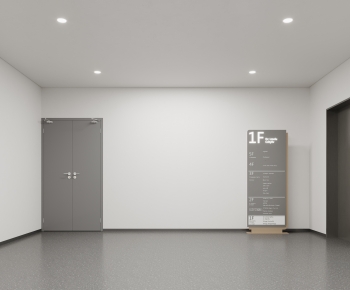 Modern Office Elevator Hall-ID:913069253