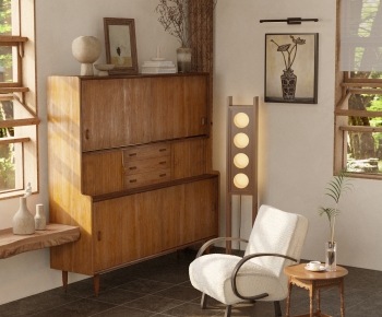 Wabi-sabi Style Decorative Cabinet-ID:279356963