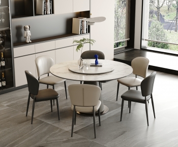 Modern Dining Table And Chairs-ID:409890899