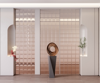 Modern Glass Screen Partition-ID:842562918