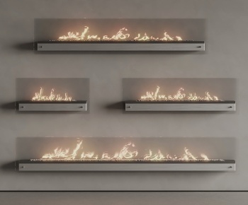 kvadro现代壁炉 火炉3D模型