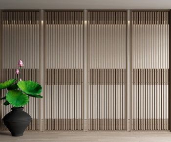 New Chinese Style Wooden Screen Partition-ID:212852005