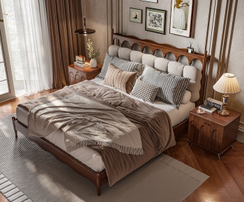 French Style Double Bed-ID:552452092