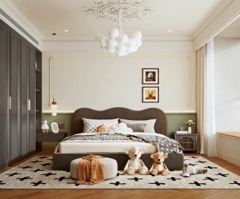 French Style Bedroom-ID:553910721
