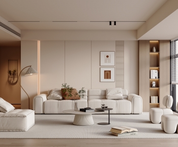 Modern A Living Room-ID:703867919