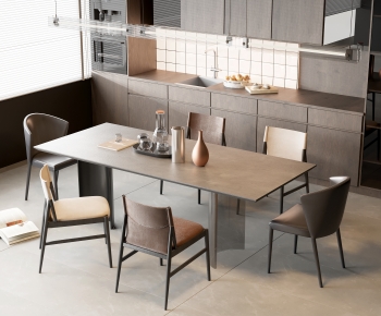 Modern Dining Table And Chairs-ID:759161951