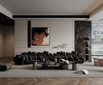 Modern A Living Room-ID:589482075