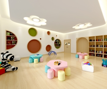 Modern Children's Reading Room-ID:438407908