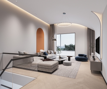 Modern A Living Room-ID:429332027
