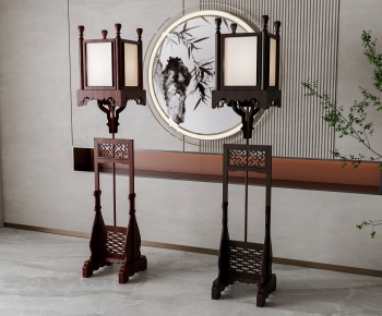 New Chinese Style Floor Lamp-ID:525522956