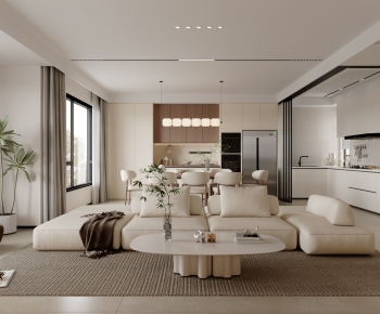 Modern A Living Room-ID:754118924