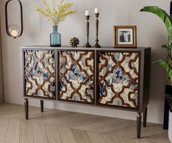 American Style Side Cabinet/Entrance Cabinet-ID:424834973