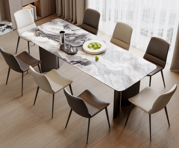 Modern Dining Table And Chairs-ID:684727917
