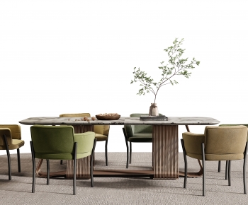 Modern Dining Table And Chairs-ID:617717036