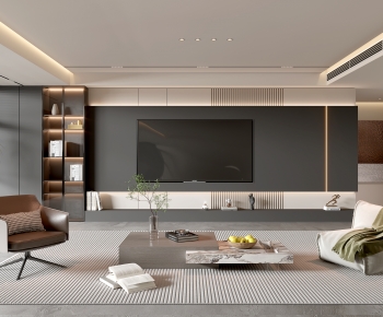 Modern A Living Room-ID:151879071