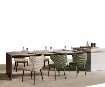 Modern Dining Table And Chairs-ID:819389856